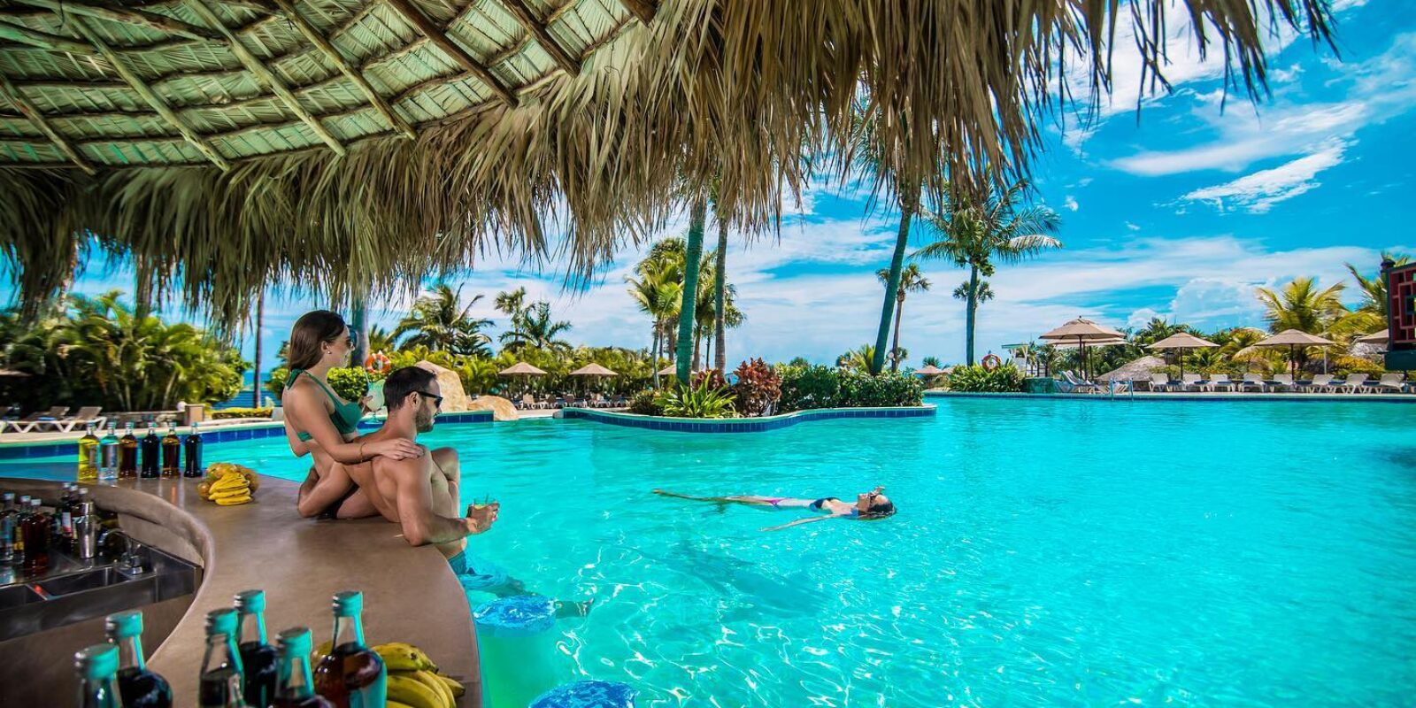 Enjoy a drink without leaving our luxury pool. Your Dominican Republic vacation awaits.